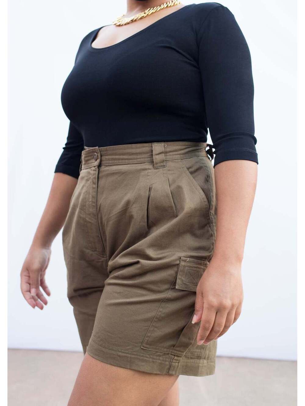 Rafaella Olive Safari Shorts